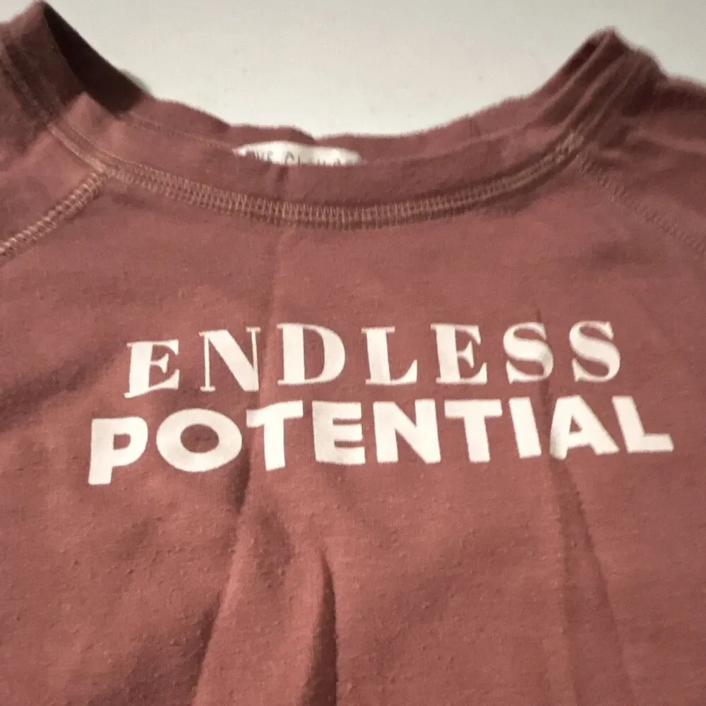Love, Glamgrl Girl’s Pink Crewneck Pullover Sweatshirt: Endless Potential Logo